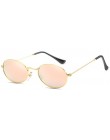 Małe owalne lustro okulary przeciwsłoneczne dla kobiet różowy luksusowe 2017 mężczyźni marka projektant okulary odcienie damskie