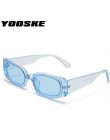 YOOSKE Cat Eye okulary przeciwsłoneczne kobiety moda marka projektant prostokąt okulary przeciwsłoneczne damskie w stylu Vintage