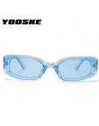 YOOSKE Cat Eye okulary przeciwsłoneczne kobiety moda marka projektant prostokąt okulary przeciwsłoneczne damskie w stylu Vintage