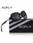 AOFLY marki projektowanie mody spolaryzowane okulary przeciwsłoneczne damskie okulary przeciwsłoneczne damskie odcienie gradient