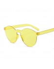 Moda nowe okrągłe okulary przeciwsłoneczne kobiety w stylu Vintage metalowa rama różowy obiektyw żółty kolorowe odcień okulary p