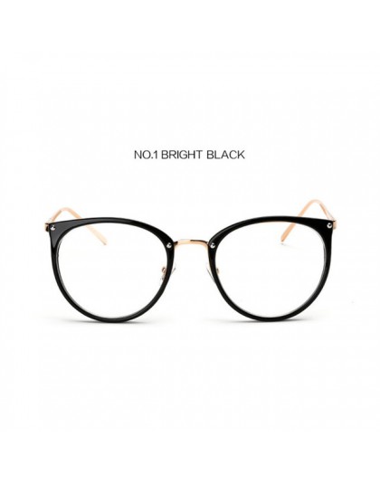 Kalejdoskop okulary przezroczyste damskie rama stopień okulary ponadgabarytowych Cat Eye okulary ramka okulary z przezroczystymi