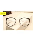 Imwete optyczne przezroczyste okulary kobiety krótkowzroczność okulary ramki metalowe okulary jasne obiektywy damskie okulary