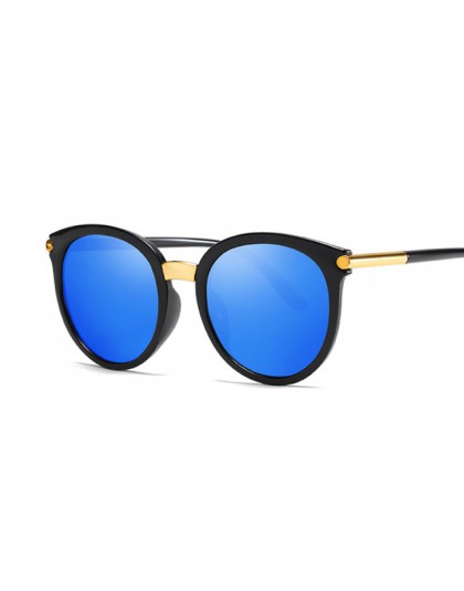 New Vintage Black Cat Eye okulary kobiety moda marka projektant lustro Cateye okulary przeciwsłoneczne dla kobiet odcienie UV400