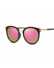 New Vintage Black Cat Eye okulary kobiety moda marka projektant lustro Cateye okulary przeciwsłoneczne dla kobiet odcienie UV400