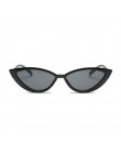 New Vintage Black Cat Eye okulary kobiety moda marka projektant lustro mała ramka Cateye okulary przeciwsłoneczne dla kobiet odc