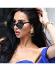 Motyl okulary Cat Eye kobiety 2018 marka projektant niebieski modne okulary słoneczne dla kobiet Trendy przyciemniane kolor odci