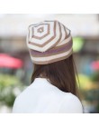 BINGYUANHAOXUAN nowy nabytek popularne kapelusze damskie kapelusze dla wiosną i jesienią dzianiny z Fashional wełny paskiem czap