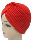 FOXMOTHER nowa moda kobiety 21 jednolity kolor czarny biały czerwony beżowy zielony Indian Turban kapelusze czapki dla pań