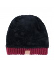 Czapka z dzianiny czapka zimowa 2018 moda z dzianiny czarny czapki kapelusz jesień gruby i ciepły i Bonnet Skullies Beanie miękk