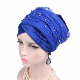 2019 nowy projekt muzułmaninem Skullies & czapki z siatki i aksamitna szalik czapka z daszkiem dla kobiet luksusowa marka pearl 
