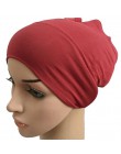 11 kolory moda bawełna modalne bawełniane muzułmanin kapelusz elastyczna wewnętrzna rury czapki islamski Underscarf kapelusze z 