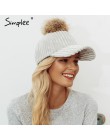 Simlpee sztruks do włosów ball regulowany kapelusz damski 2018 w nowym stylu mody jesień zima kobiety kapelusz na co dzień elega