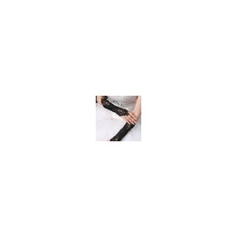 Koronka długie rękawiczki czarne frezowanie Stretch bez palców haftowane rękawice Retro Gothic