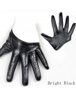 LongKeeper nowy projekt Sexy skórzane rękawiczki dla kobiet połowa Palm PU skórzane rękawiczki Party pokaż rękawiczki czarne zło