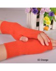 Już dziś, oryginalne dzieła wełna owcza Mitt odsłonięte Finger damskie rękawiczki zimowe jesień z dzianiny dla kobiet bez palców
