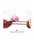 Śliczne włosy piłka królik gumka do włosów kobiet krawat lina koreańska wersja nakrycia głowy gumy opaska do włosów liny do włos