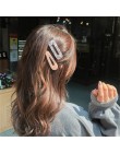 Nowy Korea Hollow geometryczne Waterdrop akrylowe spinki do włosów błyszczące z folii aluminiowej cekiny spinki do włosów dla ko