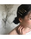 Nowy 1 zestaw kobiety dziewczyny słodkie perły stop Geometric shape złoty kolor spinki do włosów Barrettes piękne spinki do włos