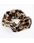 1 pc dobrej jakości Leopard Scrunchies dziewczyny elastyczne włosy liny pasek kobiety Scrunchies Velvet kucyk Holder akcesoria d
