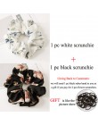 2019 moda akcesoria do włosów dla kobiet Scrunchie kucyk uchwyt kwiat Scrunchies opakowanie opaski do włosów gumki do włosów opa
