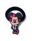 1 sztuk Mickey Minnie opaski do włosów scrunchie opaska do włosów elastyczne akcesoria do włosów do włosów dla dziewczynek liny 
