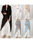 2019 Celmia Plus Size kobiety popy i bluzki w stylu Vintage długi Shirt na co dzień osłona szyi długi rękaw luźne asymetryczne B