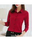 Kobieta Blusas wiosna jesień bluzka biuro Lady Slim różowe koszule damskie bluzki wypoczynek z długim rękawem bluzka w rozmiarze