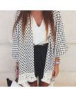 Gorąca sprzedaż lato styl Blusas 2018 kobiet kitki Kimono Vintage Plaid z nadrukiem sweter na co dzień luźne Batwing rękawem top