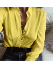 2019 moda ZANZEA jesień na co dzień z długim rękawem luźna strona bluzka kobiety elegancki solidna klapa Baggy urząd pracy Przyc