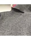 Sweter z dzianiny Off Shoulder swetry sweter dla kobiet z długim rękawem z golfem kobiet Jumper czarny biały szary Sexy odzież
