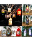 QIFU święty mikołaj Snowman światła wesołych świąt dekoracje świąteczne dla domu 2019 boże narodzenie ozdoby drzewo Navidad Noel