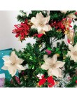 Sztuczne kwiaty dekoracje na boże narodzenie dla domu boże narodzenie ozdoby choinkowe nowy rok wystrój