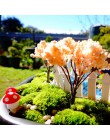 Vvsoo 12 sztuk/zestaw dekoracje świąteczne acje Mini czerwony grzyb kształt ozdoba miniaturowe roślin garnki wróżka dom wakacyjn