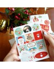 FEESTIGO 2 sztuk/partia prezent dekoracja bożonarodzeniowa papieru naklejki DIY zawieszka na prezent etykiety na nowy rok prezen
