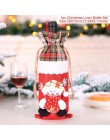 QIFU wina Santa Claus pokrowiec na termofor wesołych świąt dekoracje na boże narodzenie dla domu 2019 boże narodzenie ozdoba Nav