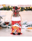 QIFU wina Santa Claus pokrowiec na termofor wesołych świąt dekoracje na boże narodzenie dla domu 2019 boże narodzenie ozdoba Nav
