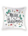 Dekoracje świąteczne acje 2019 nowy rok wystrój 45X45Cm poduszki pokrywa dekoracje świąteczne dla domu Santa wesołych świąt prez