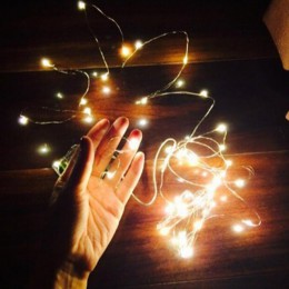 Oświetlenie do dekoracji bożonarodzeniowej 3 M 4 M 5 M listwa LED z miedzianym przewodem ślub Garland Lampy LED boże narodzenie 