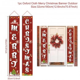 Huiran wesołych świąt bożego narodzenia ganek znak drzwi dekoracyjne Banner ozdoby świąteczne dla domu wiszące ozdoby boże narod