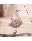 Boże narodzenie nowy śliczne anioł Santa lalki prezent na boże narodzenie wisiorek dekoracyjny kreatywne boże narodzenie drzewo