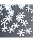 100 sztuk Xmas klasyczne płatek śniegu ozdoby choinkowe wiszące święto nietkane Wedding Party dekoracje domu dekoracje świąteczn