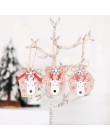 3 sztuk/zestaw drewniane/Deer/drzewo zawieszki ozdoby świąteczne ozdoby drewniane ozdoby świąteczne ozdoby choinkowe dzieci prez