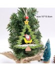 3 sztuk/zestaw drewniane/Deer/drzewo zawieszki ozdoby świąteczne ozdoby drewniane ozdoby świąteczne ozdoby choinkowe dzieci prez
