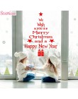 Boże narodzenie okno boże narodzenie naklejki świąteczne dekoracje do domu 2019 wesołych świąt bożego narodzenia ozdoby boże nar
