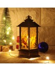 Dekoracje na boże narodzenie dla domu latarnia Led świeca świeczki tea light Santa Deer Snowman lampa Navidad dekoracje nowy rok