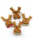 10 sztuk wesołych świąt bożego narodzenia Ornament pluszowe snowman akcesoria Craft nowy rok DIY święty mikołaj wisiorki wyposaż