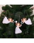 Boże narodzenie wisiorek anioł projekt Xmas drzewa wiszące dekoracyjne ozdoba wakacje dekoracje świąteczne Produtos De Natal Ker