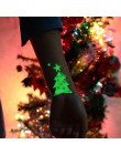 Wesołych świąt dekoracje do domu Luminous naklejki święty mikołaj boże narodzenie ozdoby boże narodzenie 2019 Navidad nowy rok w