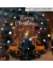 Boże narodzenie okno boże narodzenie naklejki świąteczne dekoracje do domu 2019 wesołych świąt bożego narodzenia ozdoby boże nar
